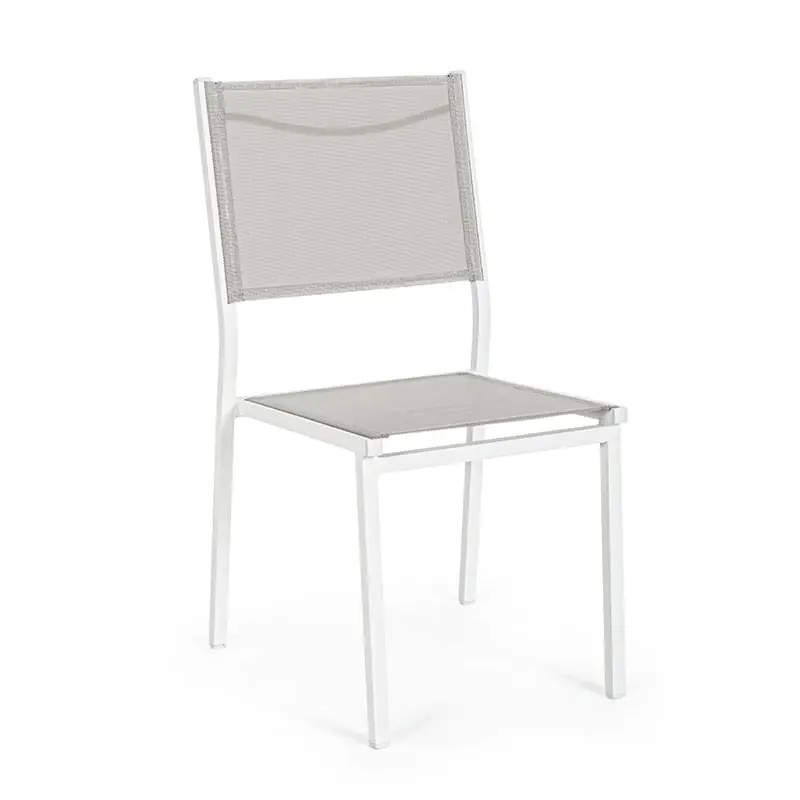 Saldi Andrea Bizzotto Hilde sedia in textilene bianco 0663631