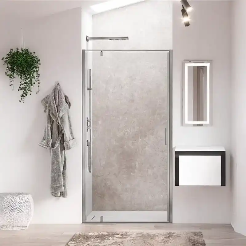 Offerta Del Giorno Relax Kubik B1 box 100 cm pivot a nicchia 8 mm H 200 acciaio