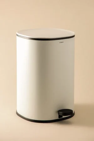 Cosmic Essential pattumiera 5L in acciaio bianco opaco Ultime Pezzi