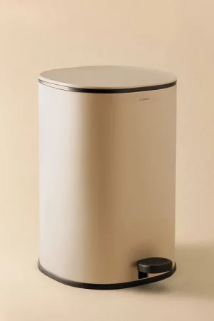 Cosmic Essential pattumiera 5L in acciaio pale sand Soddisfatti O Rimborsati