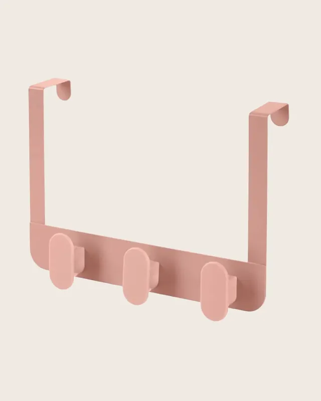 Appendino ovale da porta box doccia triplo rosa Fiore Ultimissimo Modello