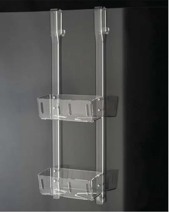 Prezzo Ridotto Disenia Plexy Pensile per vetro box doccia in plexiglass PX09