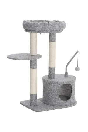 Tiragraffi per Gatti con Pali Rivestiti di Sisal Di Tendenza