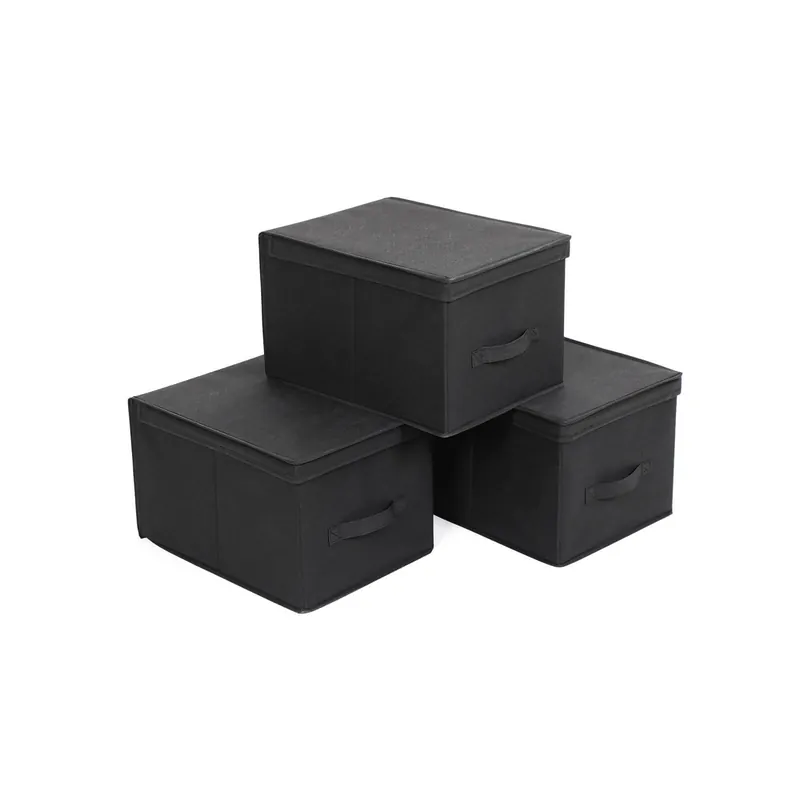 Set di Scatole Portaoggetti Pieghevoli con Coperchi Must-Have
