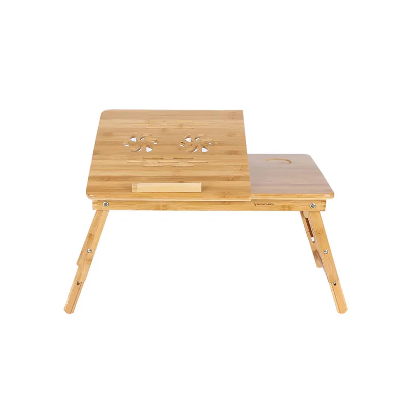 Offerta Speciale Tavolino Porta Taptop Pieghevole in Bambù