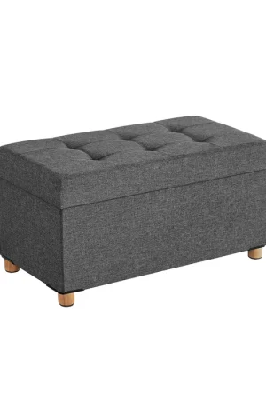 Cassapanca Pouf Contenitore Pieghevole con Gambe in Legno Direttamente Dal Produttore