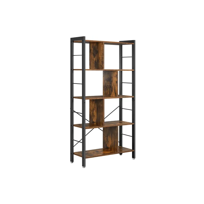 Libreria Scaffale Portaoggetti per Studio Ufficio con Scomparti Aperti Soddisfatti O Rimborsati