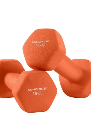 2 Pesi da 1,5 kg Arancioni Scelto Dai Clienti