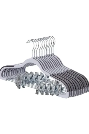 12 Grucce con Mollette per Pantaloni Offerta