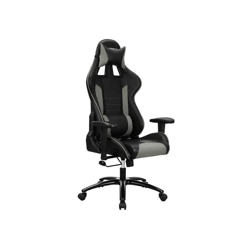 Pagamento Sicuro Sedia Gaming Nera e Grigia