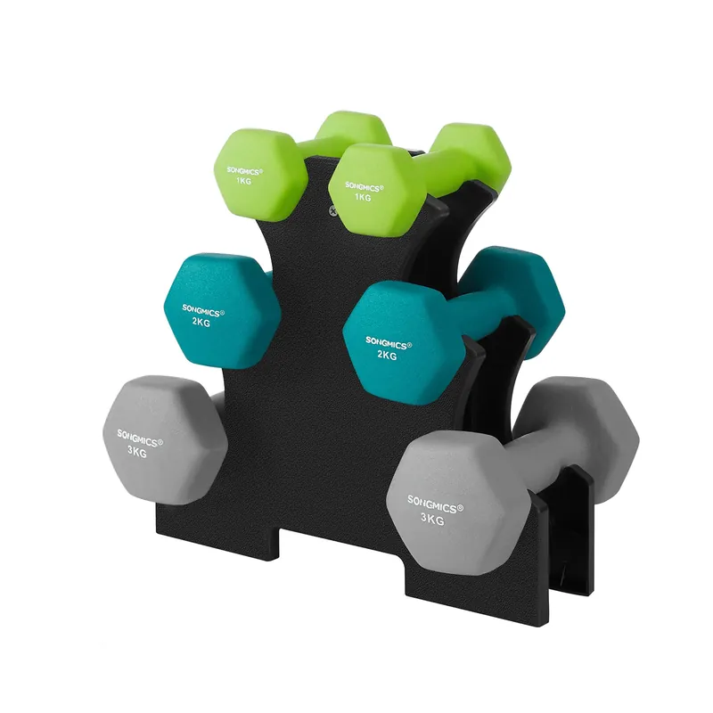 Prezzo Basso Set di Manubri con Supporto