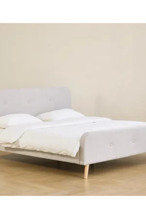 Christian letto in beige 180x200 cm con doghe e materassi inclusi Prezzo Ridotto