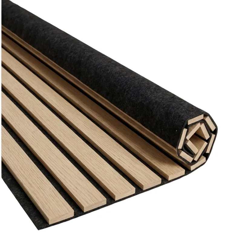 Pannello acustico flessibile impiallacciato in rovere 2600x520x18 mm Non Perdere