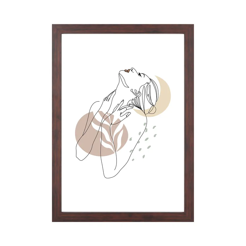 Paloma cornice per foto 21x30 cm in legno affumicato Promozione Esclusiva