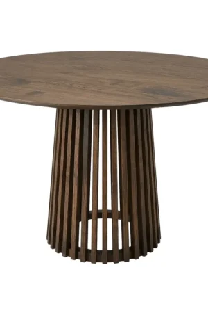 Tavolo da pranzo rotondo Harris in rovere fumé - Ø110 cm Affare