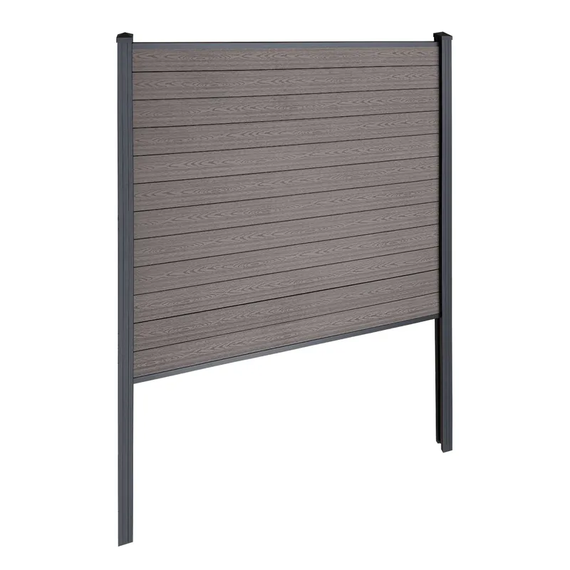 Promozione Finley recinzione in WPC modulo iniziale - A 180 x L 185 cm - Marrone