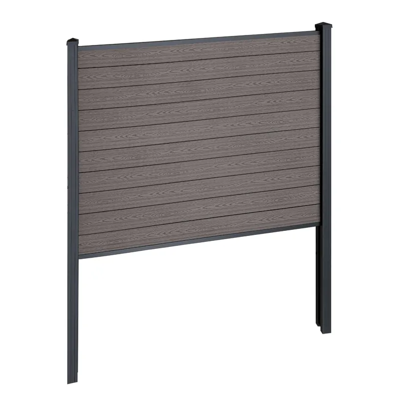 Professionale Finley recinzione in WPC modulo iniziale - A 150 x L 185 cm - Marrone