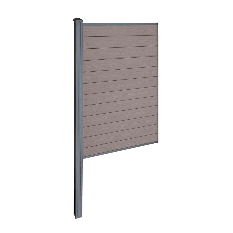 Direttamente Dal Produttore Finley recinzione in WPC modulo intermedio - A 180 x L 95 cm - Marrone