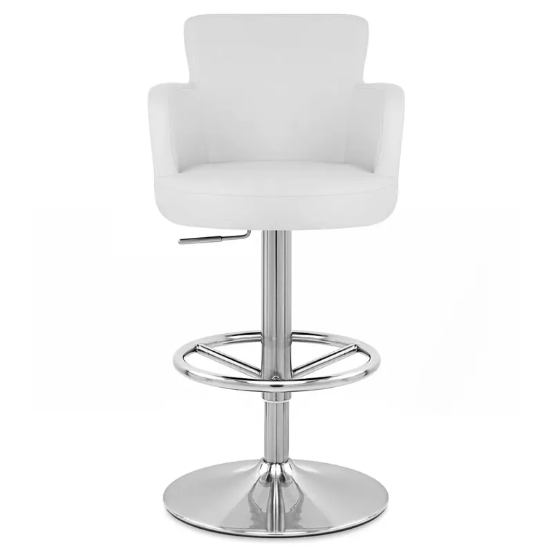 Sedia Ecopelle Cromo Satinato - Chateau Grigio Compra Online