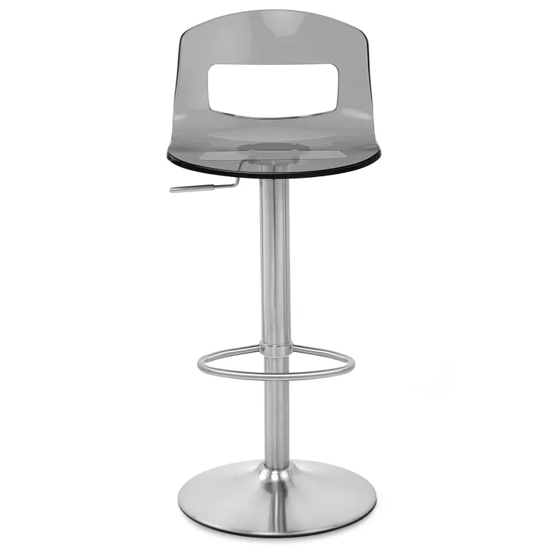 Sgabello Plastica Satinato - Stardust Grigio Occasione Imperdibile