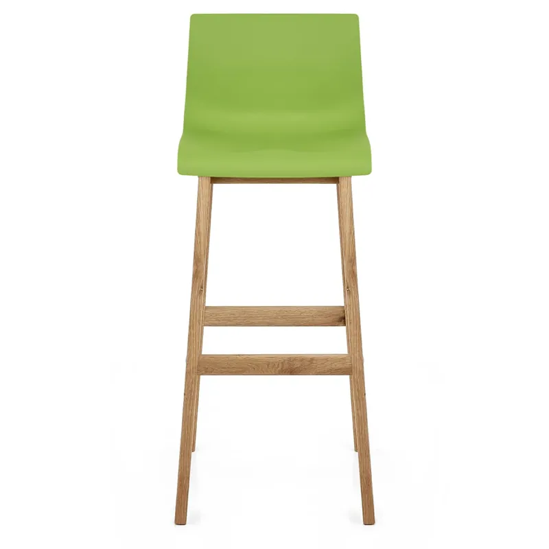Sgabello Resina Legno - Drift ABS Verde Spedito Oggi