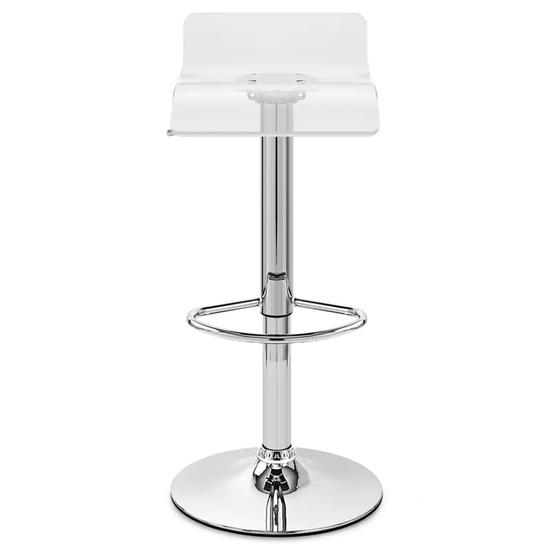 Acquista Ora Sgabello Plastica Cromato - Shimmer Trasparente