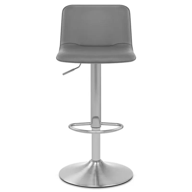 Sgabello Ecopelle Satinato - Cape Grigio Offerta