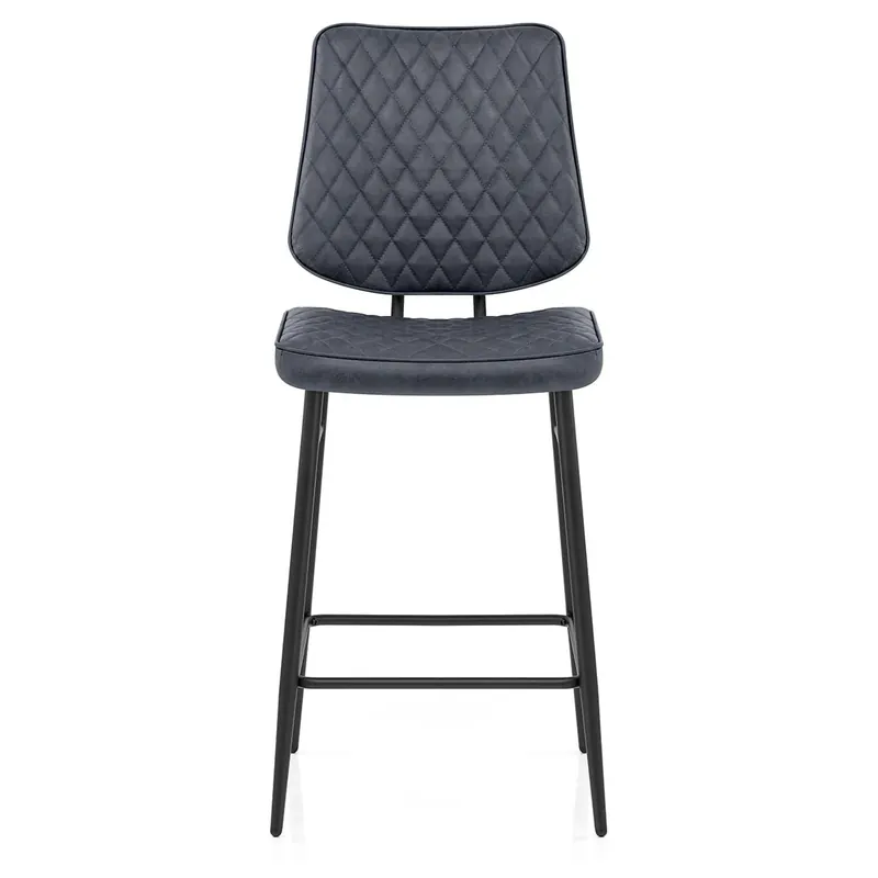 Sgabello Ecopelle - Caprice Blu Offerta Lampo