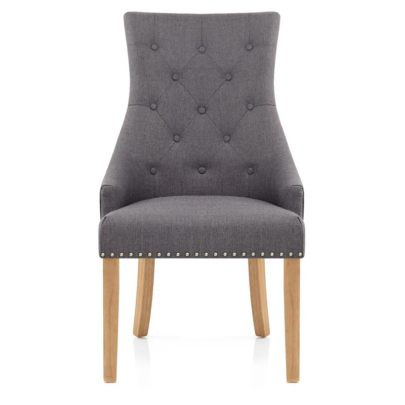 Sedia Tessuto Quercia - Ascot Grigio scuro Miglior Prezzo