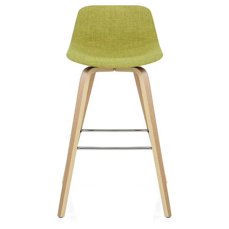 Sgabello Tessuto Legno - Reef Verde Esclusivo