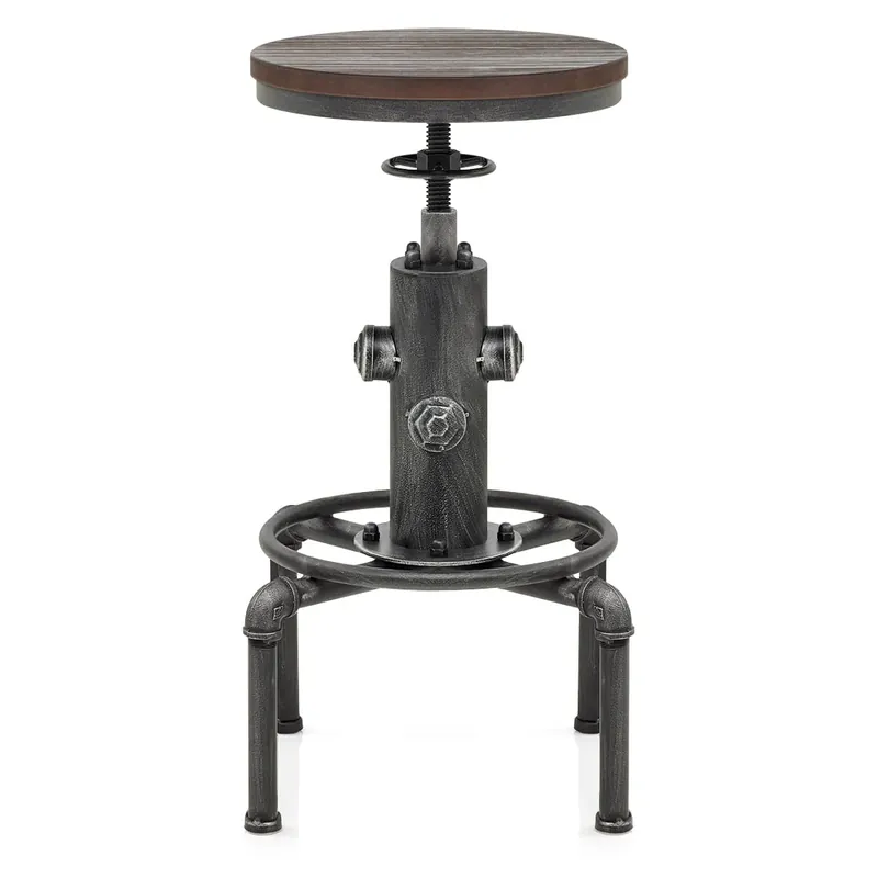 Prezzo Conveniente Sgabello Legno Metallo - Hydrant Gunmetal Legno