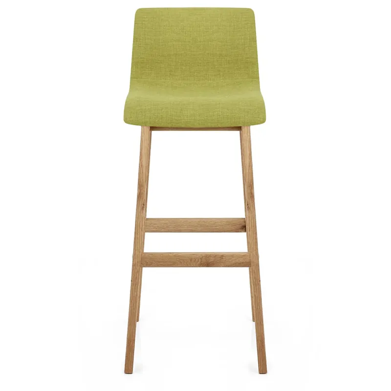Sgabello Tessuto Legno - Drift Verde Prezzo Basso