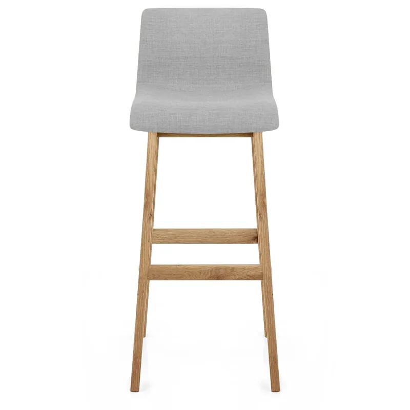 Offerta Sgabello Tessuto Legno - Drift Grigio