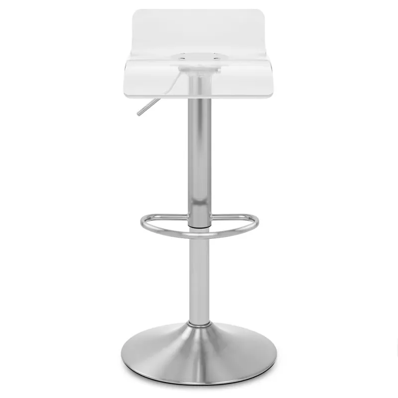 Sgabello Plastica Satinato - Shimmer Trasparente Professionale