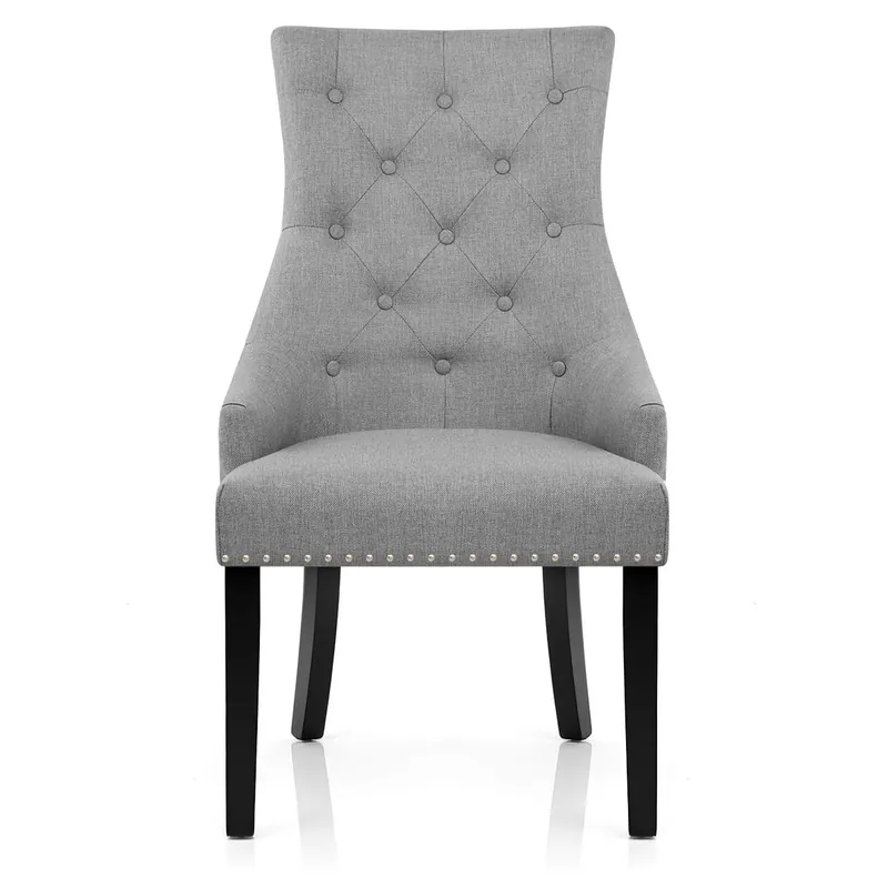 Miglior Prezzo Sedia Tessuto Legno - Ascot Grigio