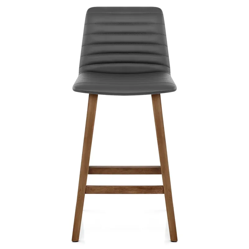Sgabello Ecopelle Legno - Spritz Grigio Ultime Pezzi