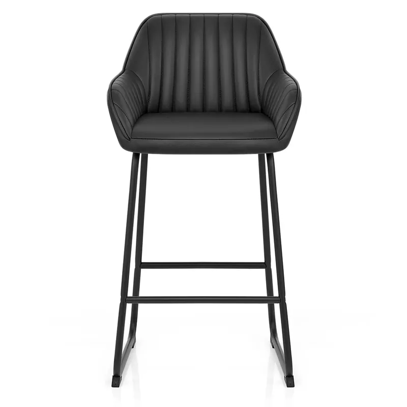 Sgabello Pelle - Kanto Nero Super Prezzo