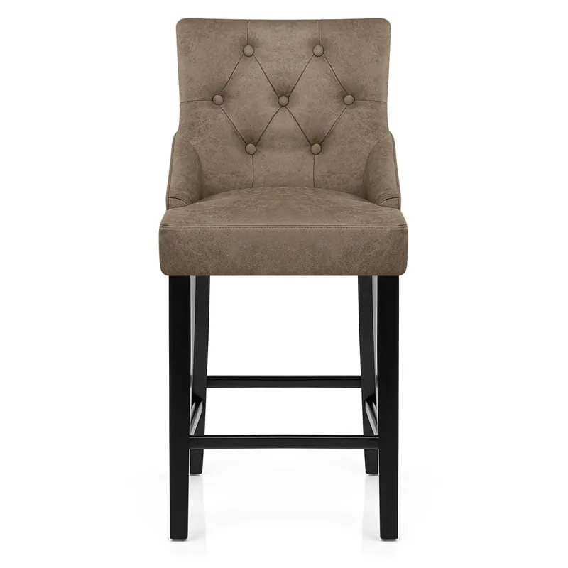 Di Tendenza Sgabello Ecopelle - Loxley Marrone