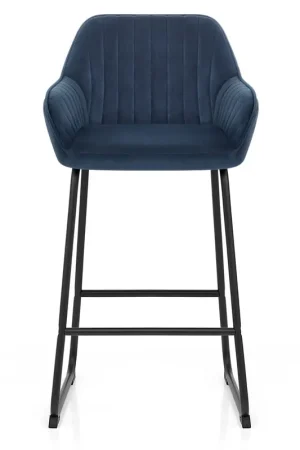 Super Prezzo Sgabello Velluto - Kanto Blu