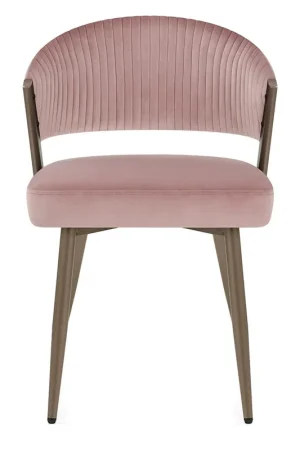 Compra Oggi Stesso Sedia da Pranzo Velluto - Lusso Rosa