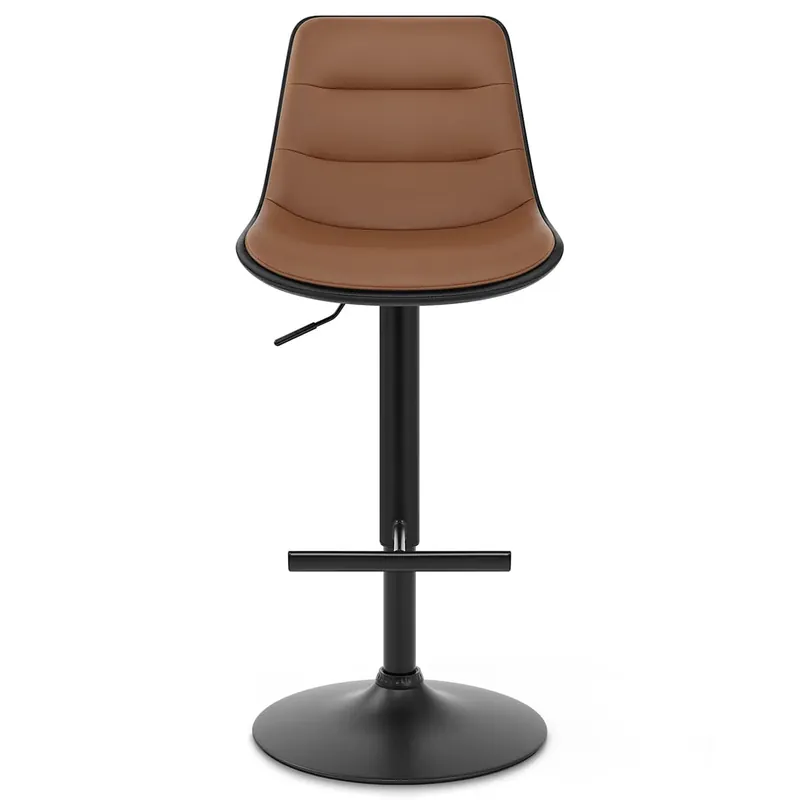 Reso Gratuito Sgabello Ecopelle - Lattice Marrone