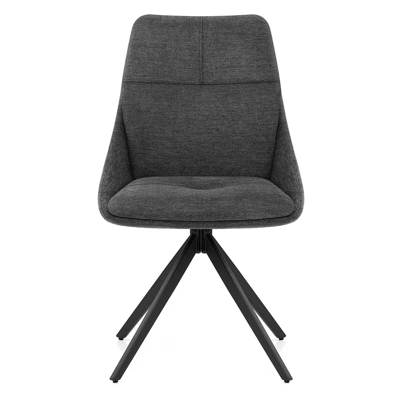 Reso Gratuito Sedia da Pranzo Tessuto - Nova Grigio