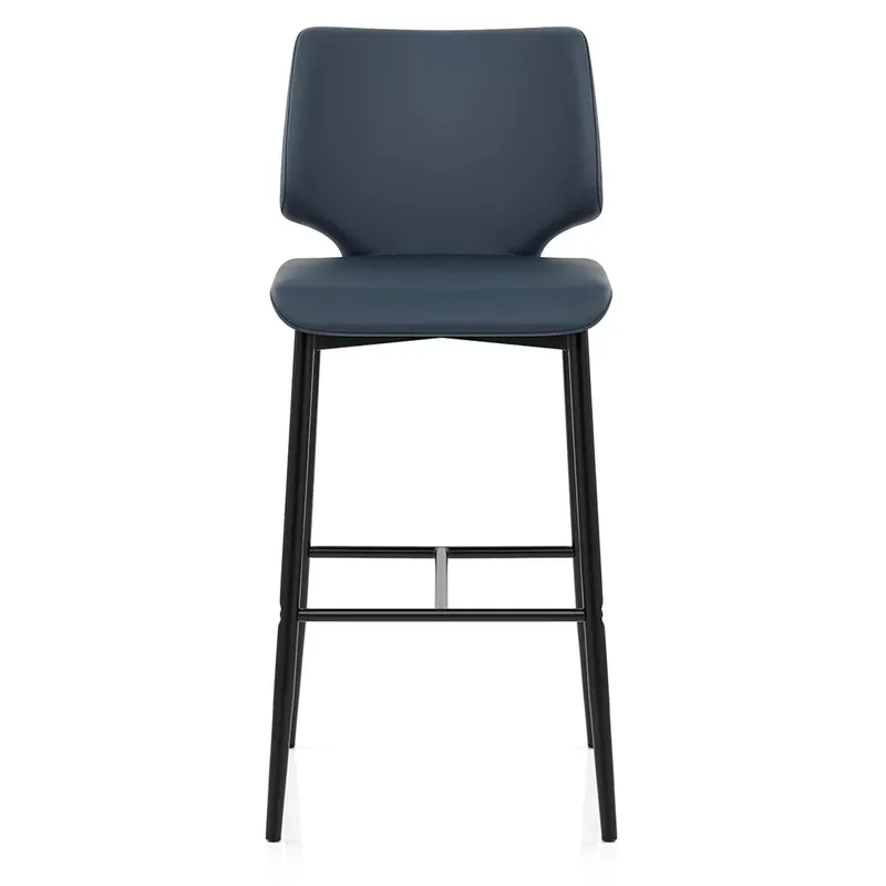 Sgabello Ecopelle - Elan Blu Prezzo Scontato