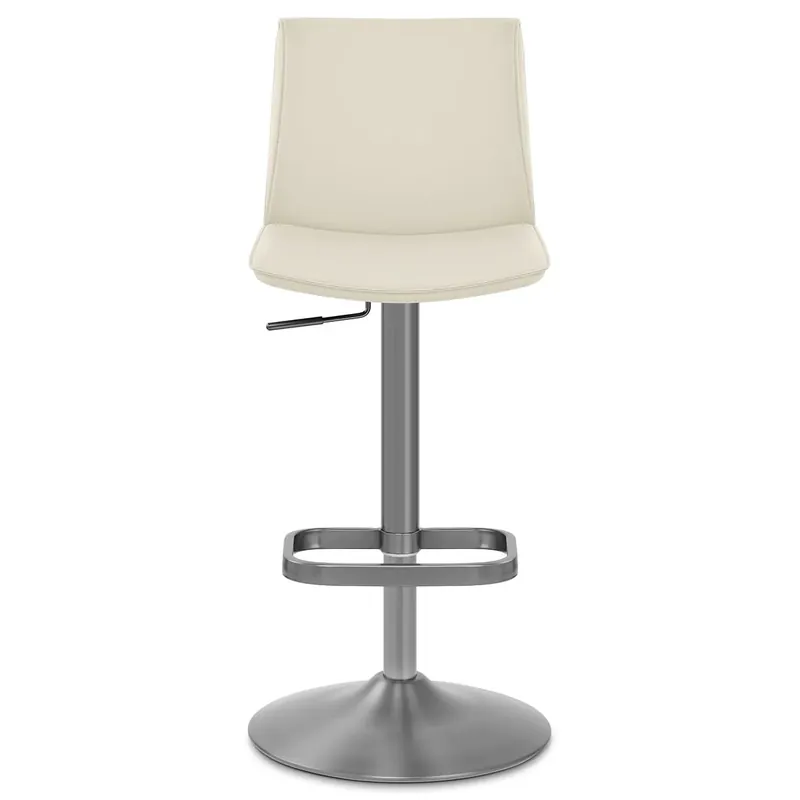 Sgabello Ecopelle - Alto Crema Sconto
