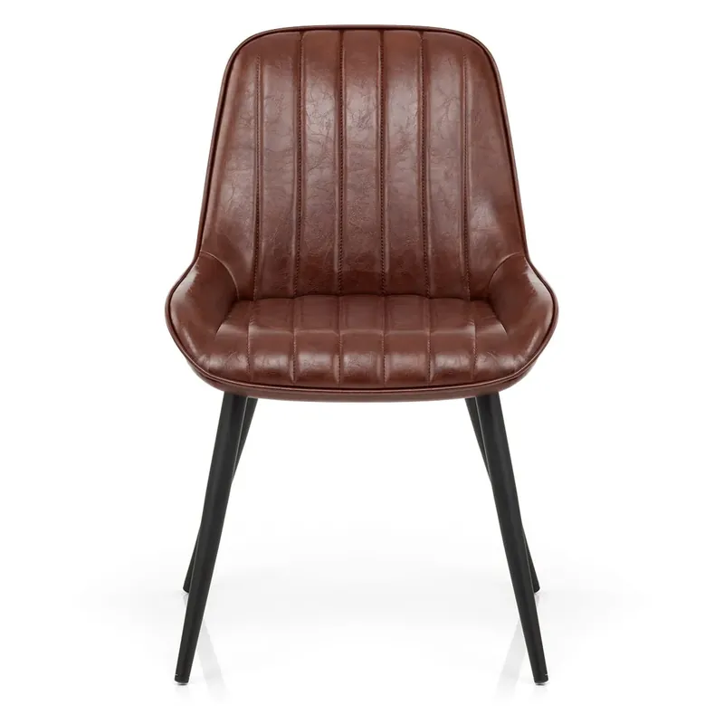 Promozione Sedia Ecopelle Satinata - Mustang Marrone