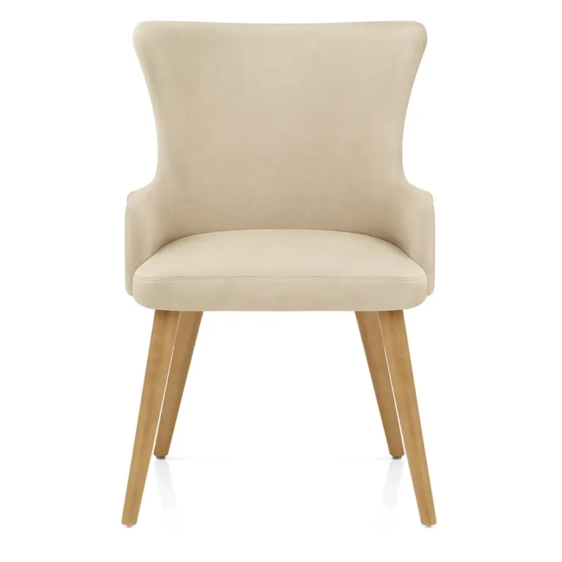 Saldi Sedia Ecopelle Legno - Diablo Crema