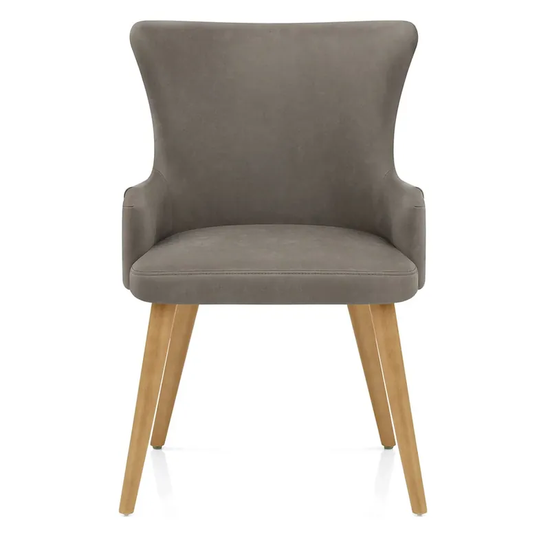 Direttamente Dal Produttore Sedia Ecopelle Legno - Diablo Grigio