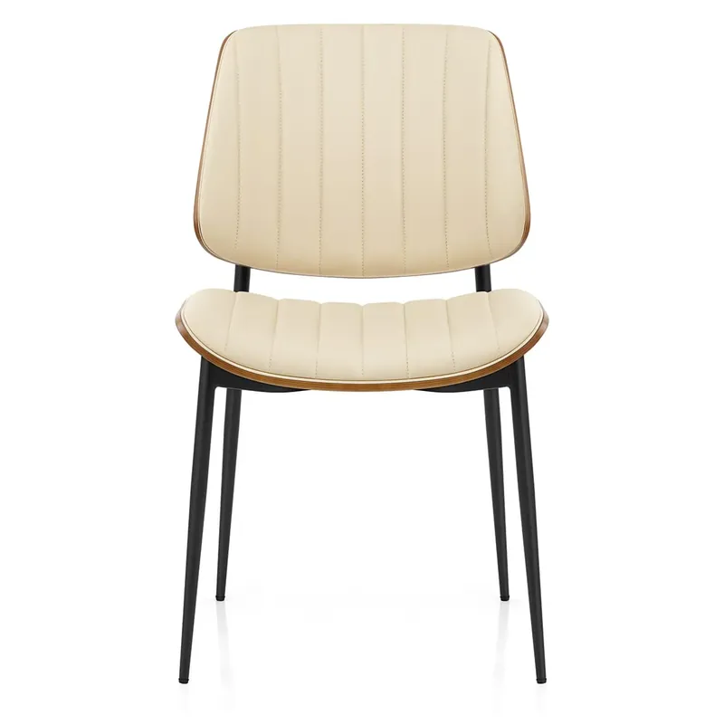 Offerta Lampo Sedia da pranzo Ecopelle - Lara Crema