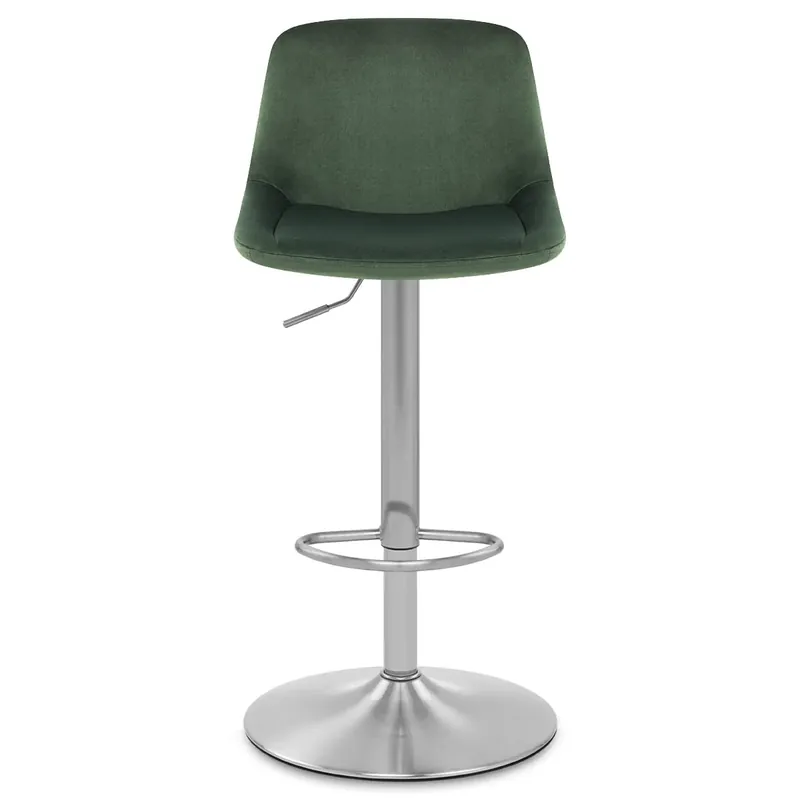 Acquista Ora Sgabello Velluto Satinato - Scoop Verde