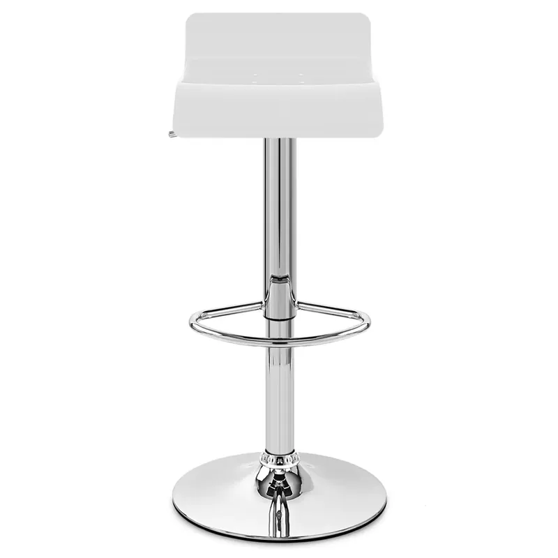 Sgabello Plastica Cromato - Shimmer Bianco Soddisfatti O Rimborsati